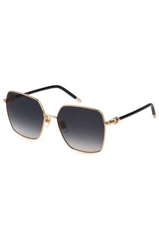 Oro Metal Sonnenbrille Quadratisch Goldglanz | ELORÉ by Furla