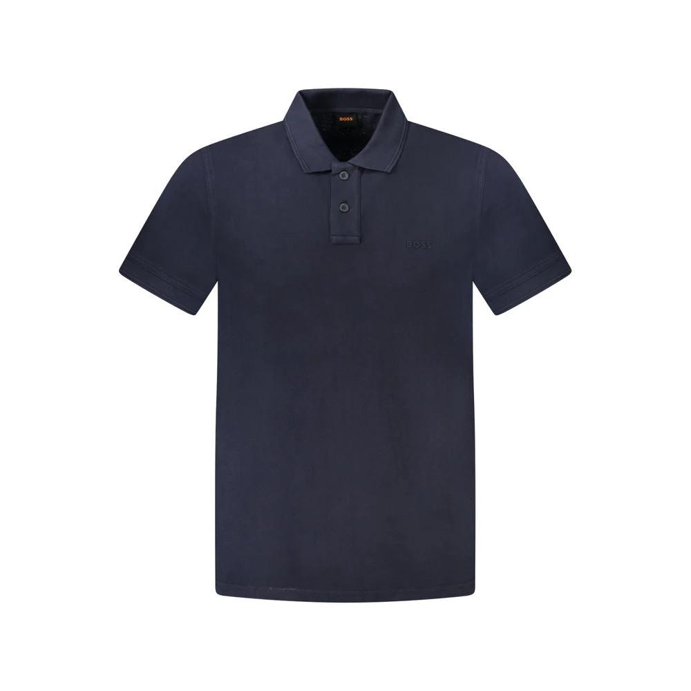 Hugo Boss Blaues Baumwoll-Poloshirt by Hugo Boss