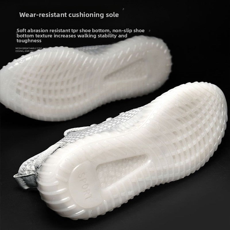 Sneaker Atmungsaktive Netzstruktur Alltagsbegleiter Und Trainingskomfort Bequemlichkeit mit rutschfester Gummisohle.