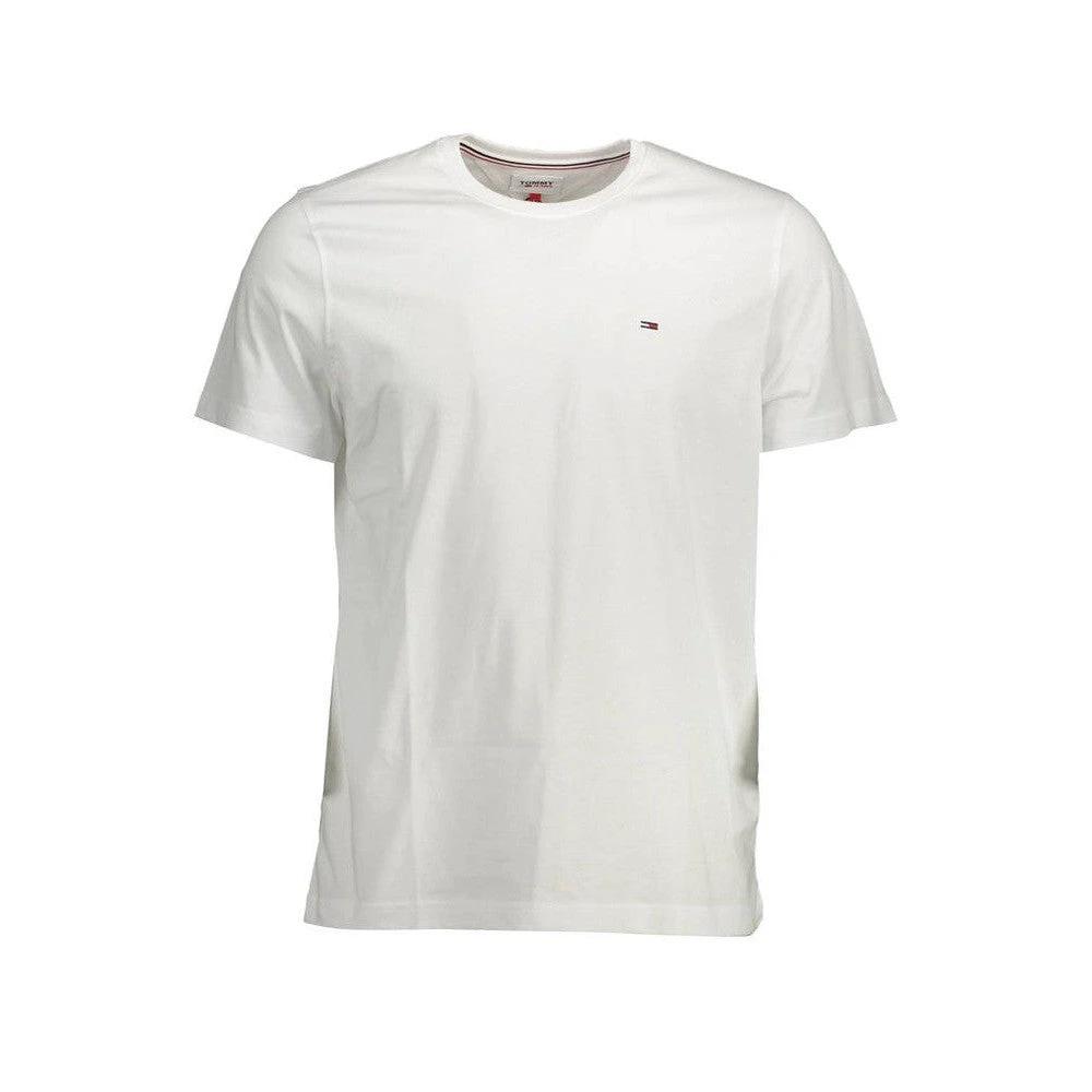 Tommy Hilfiger Flag Embroidery T Shirt Weiß | ELORÉ by Tommy Hilfiger