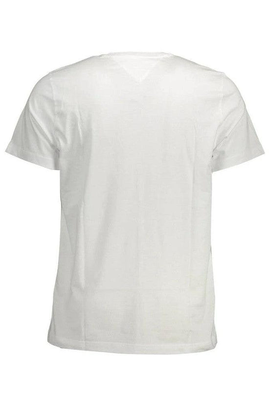 Tommy Hilfiger Flag Embroidery T Shirt Weiß | ELORÉ by Tommy Hilfiger