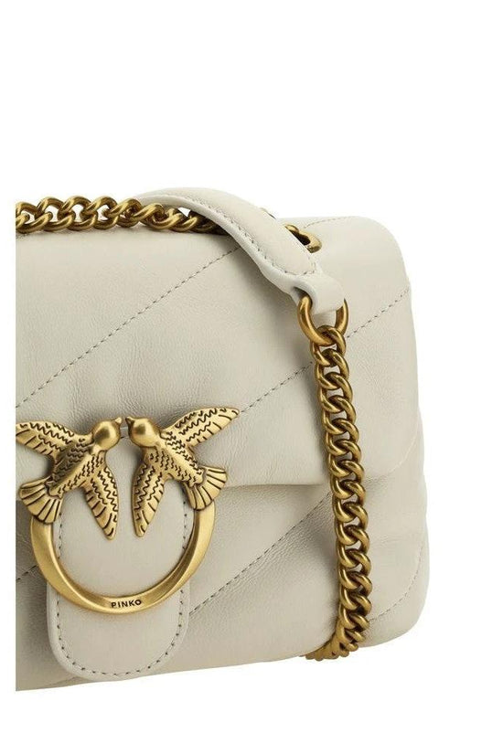 Pinko Mini Umhängetasche Weiß | ELORÉ by PINKO