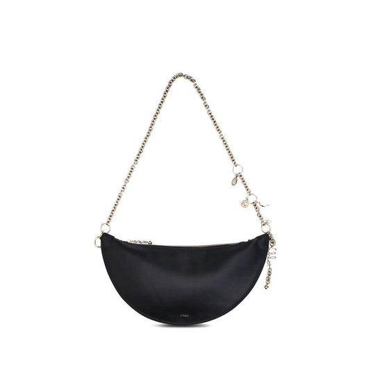 Chloé Schwarze Schultertasche aus Kalbsleder Bos Taurus by Chloé