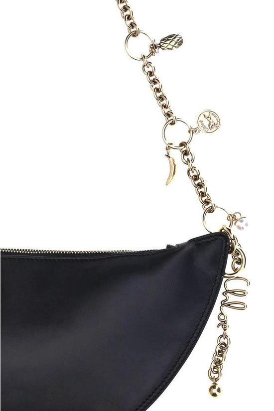 Chloé Schwarze Schultertasche aus Kalbsleder Bos Taurus by Chloé