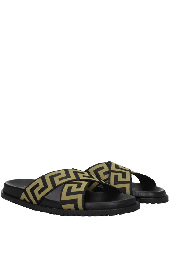 Versace Greca Sandalen Schwarz | ELORÉ by Versace