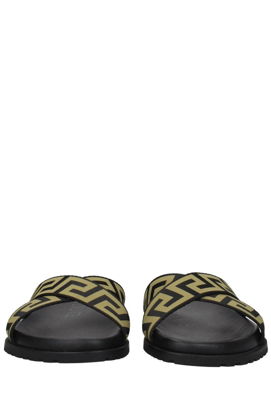 Versace Greca Sandalen Schwarz | ELORÉ by Versace