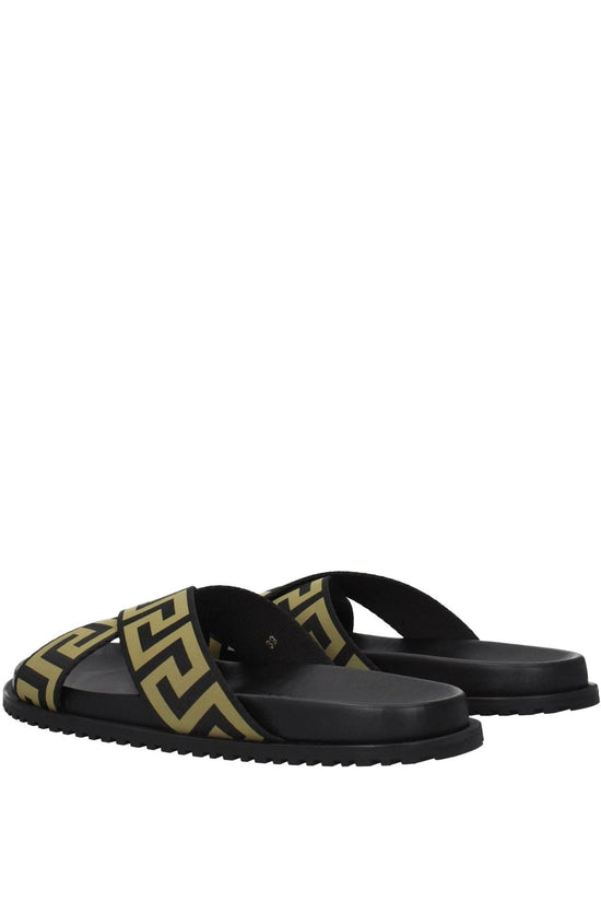 Versace Greca Sandalen Schwarz | ELORÉ by Versace