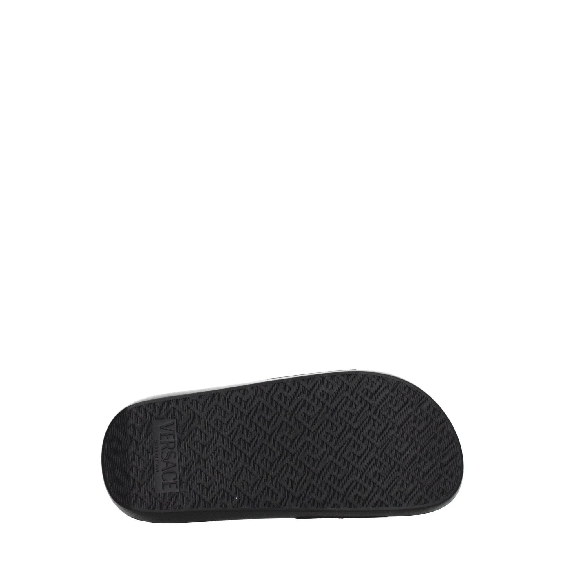 Versace Sandalen Medusa Leder Luxus Schwarz | ELORÉ by Versace