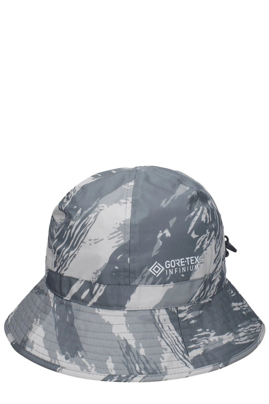Moncler Grauer Polyester-Fischerhut by Moncler