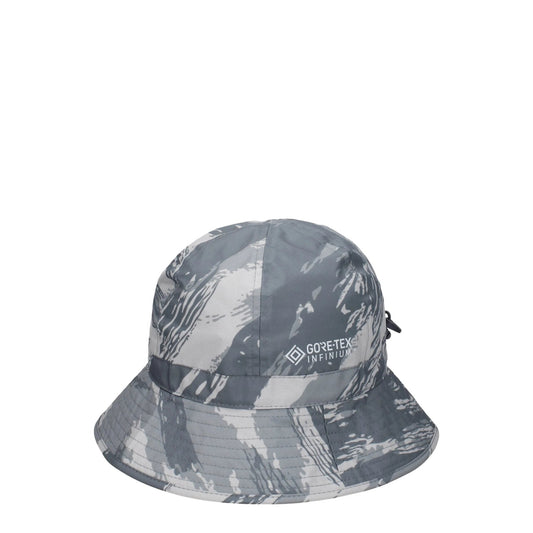 Moncler Grauer Polyester-Fischerhut by Moncler