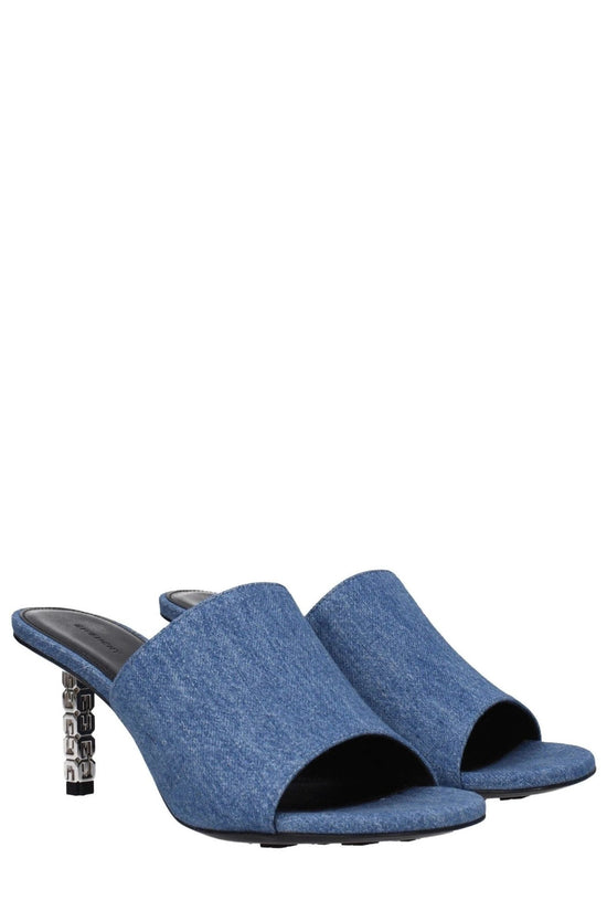 Givenchy Marshmallow Denim Damensandalen Blau | ELORÉ by Givenchy