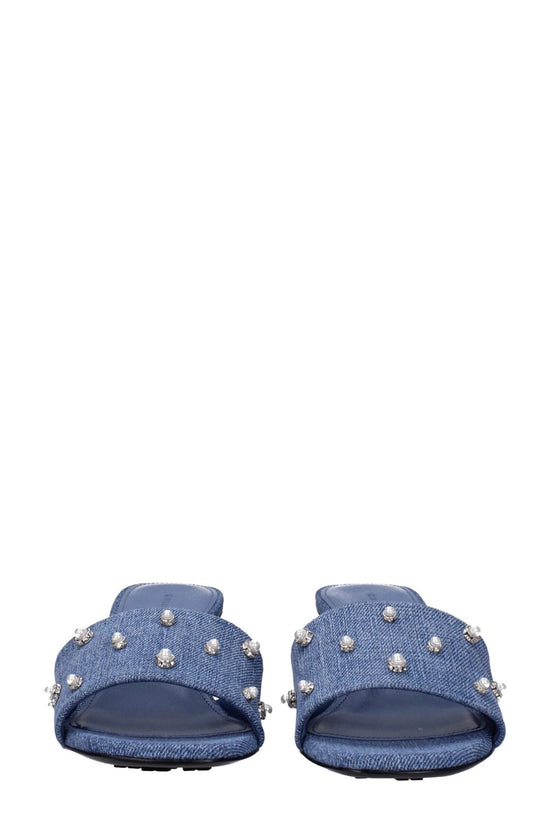Givenchy Blaue Stoff-Sandalen by Givenchy
