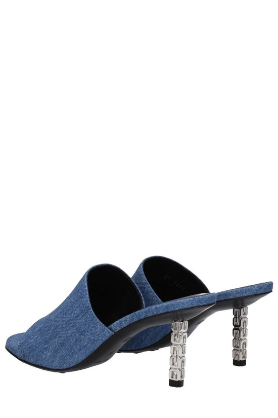 Givenchy Marshmallow Denim Damensandalen Blau | ELORÉ by Givenchy