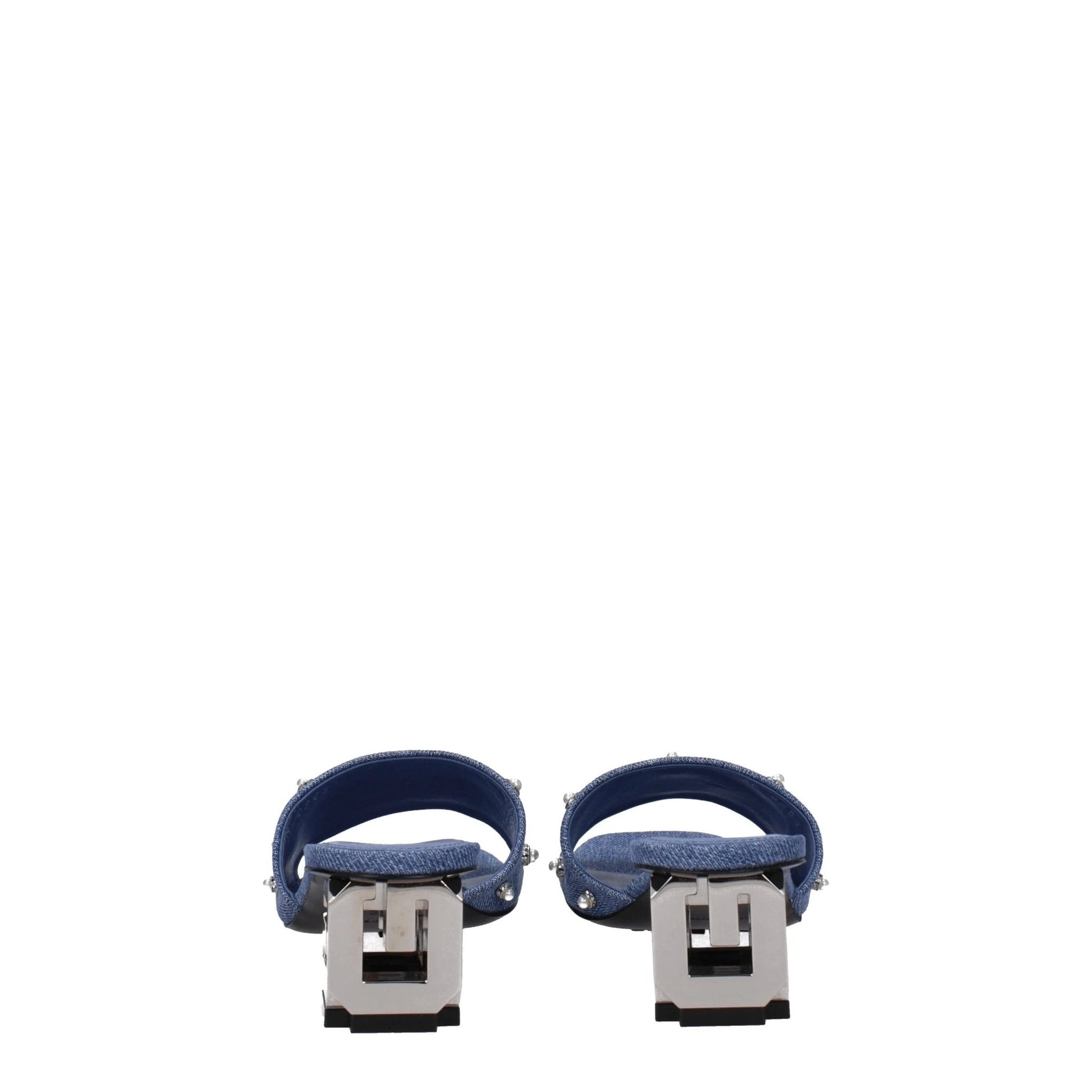 Givenchy Blaue Stoff-Sandalen by Givenchy