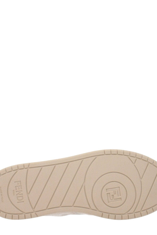Fendi Rosa Fasern Turnschuhe by Fendi
