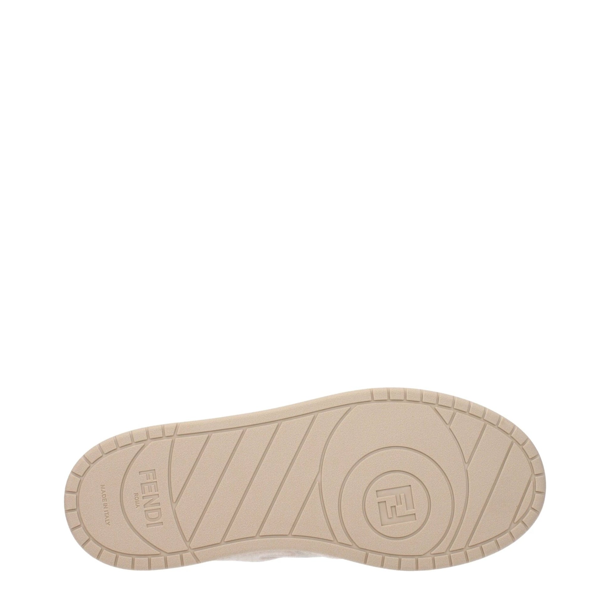 Fendi Rosa Fasern Turnschuhe by Fendi