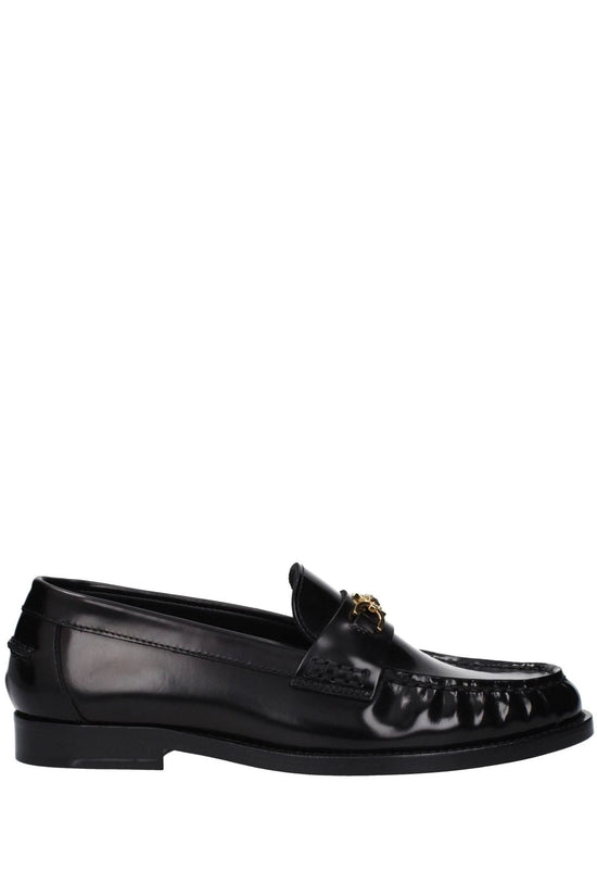 Versace Medusa Chain Loafer Schwarz Glänzend | ELORÉ by Versace