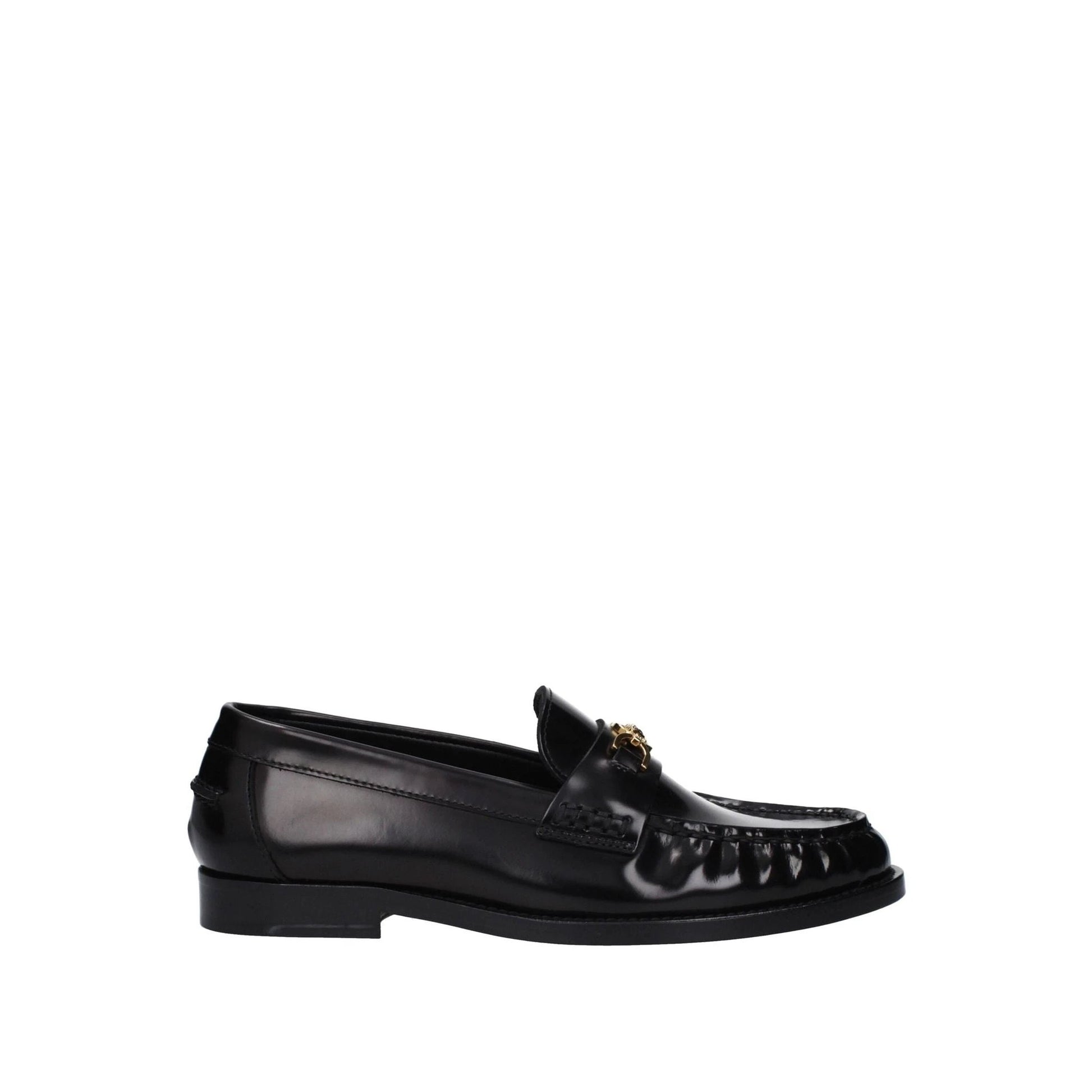 Versace Medusa Chain Loafer Schwarz Glänzend | ELORÉ by Versace