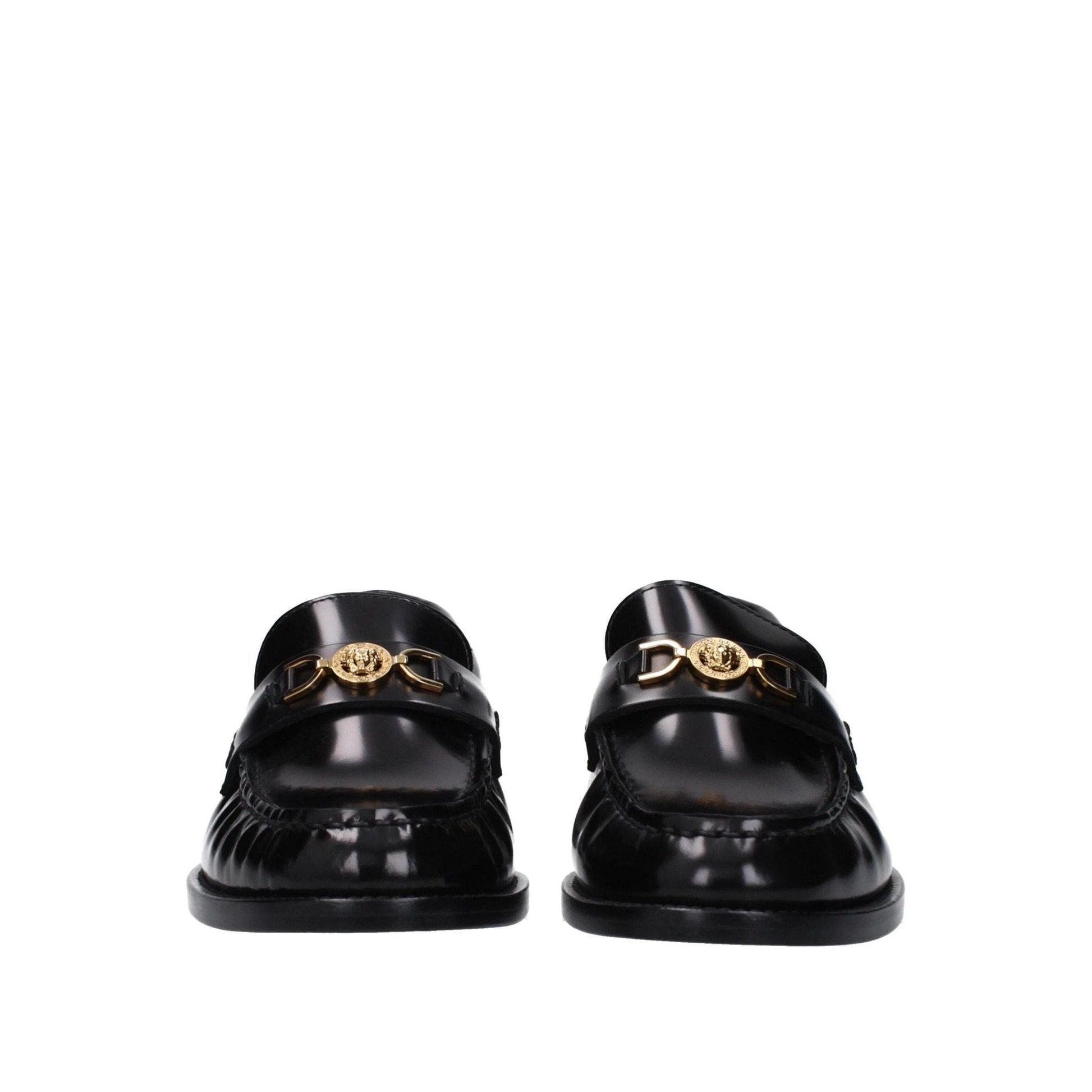 Versace Medusa Chain Loafer Schwarz Glänzend | ELORÉ by Versace