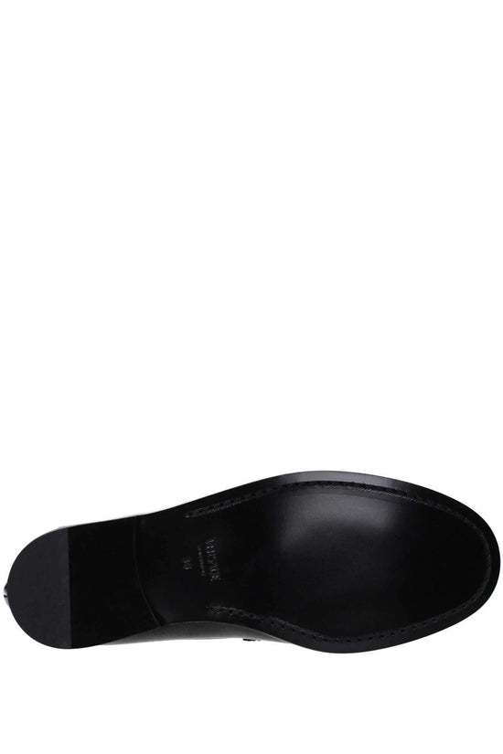 Versace Medusa Chain Loafer Schwarz Glänzend | ELORÉ by Versace