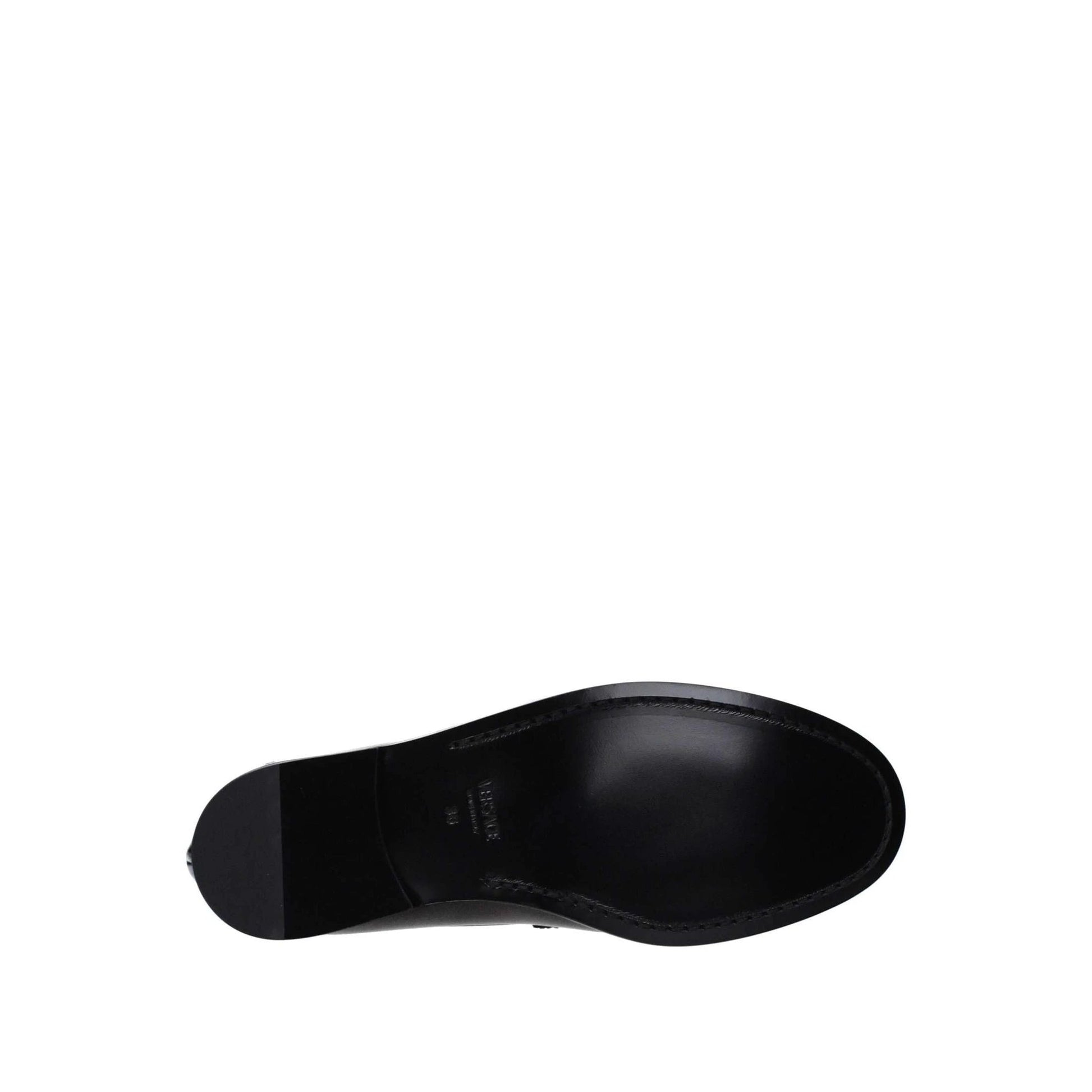 Versace Medusa Chain Loafer Schwarz Glänzend | ELORÉ by Versace