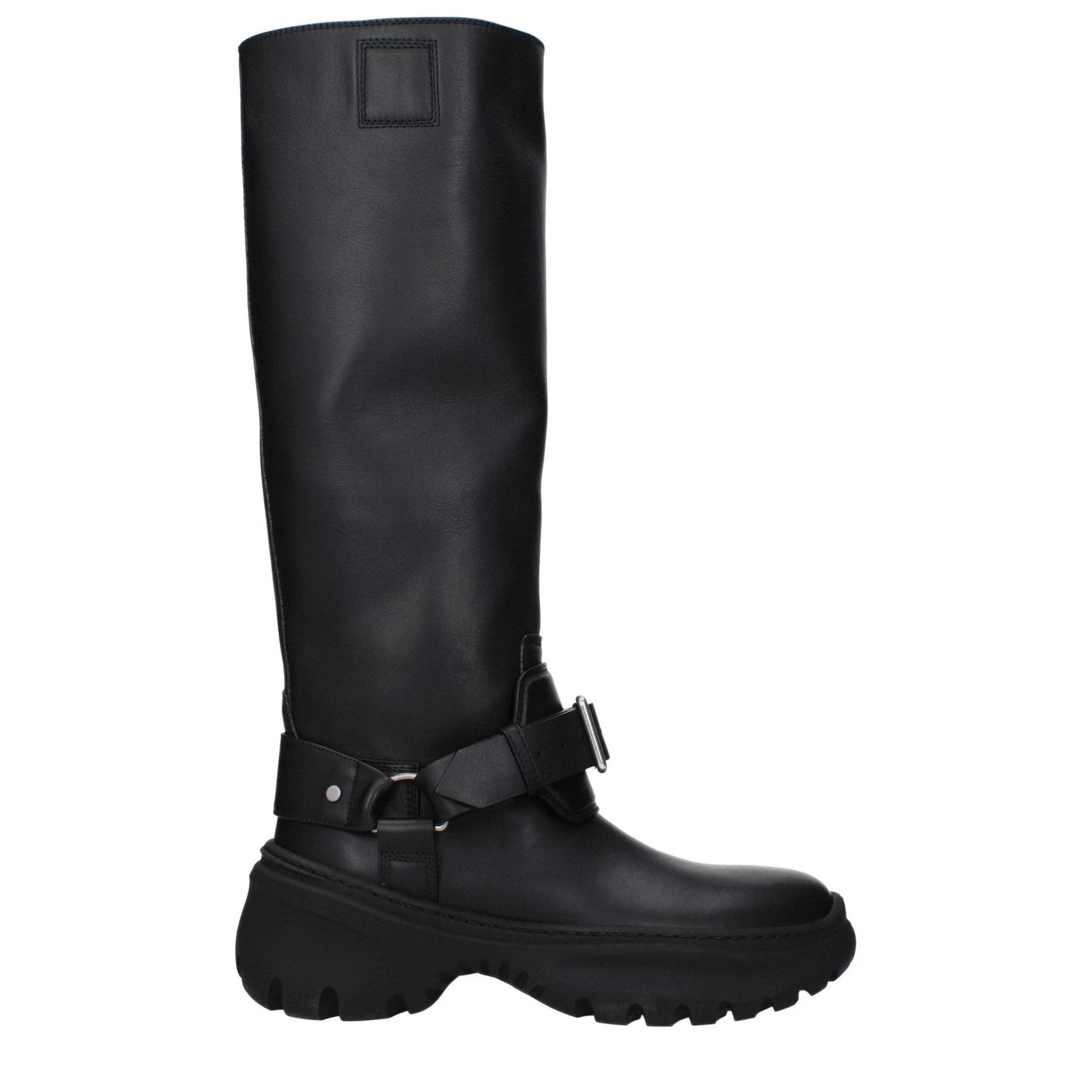 Burberry Lederstiefel Schwarz Glattleder Gepolstert | ELORÉ by Burberry