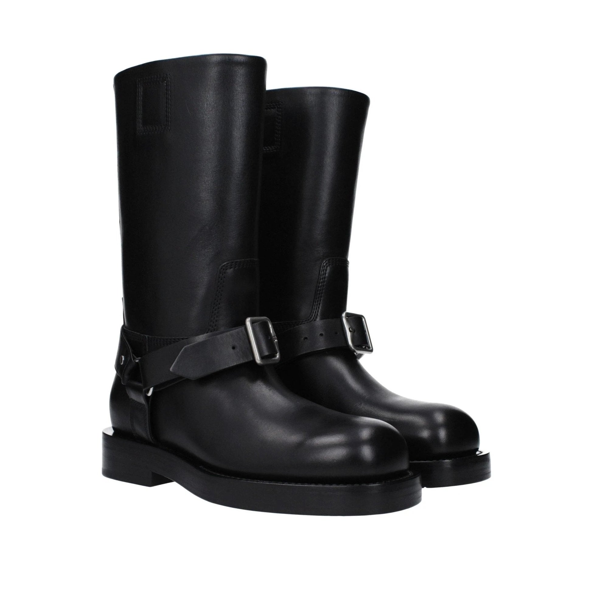 Burberry Kniehohe Lederstiefel Kalbsleder Schwarz | ELORÉ by Burberry