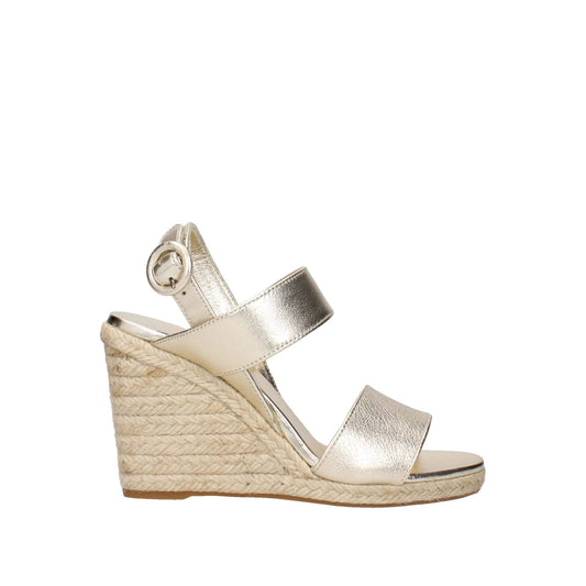 Prada Sandalen Keilabsatz Gold Glanz Schimmernd | ELORÉ by Prada