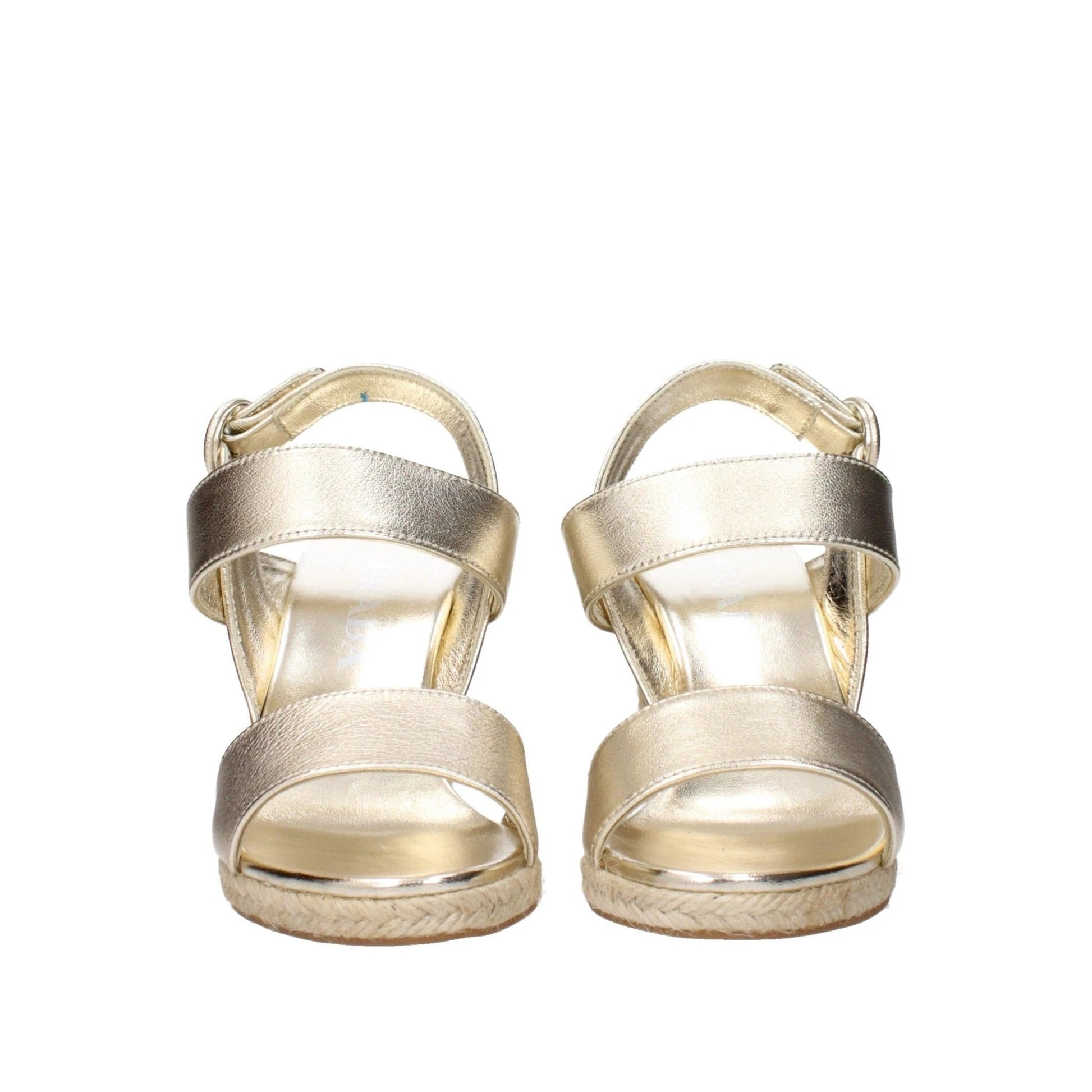 Prada Sandalen Keilabsatz Gold Glanz Schimmernd | ELORÉ by Prada