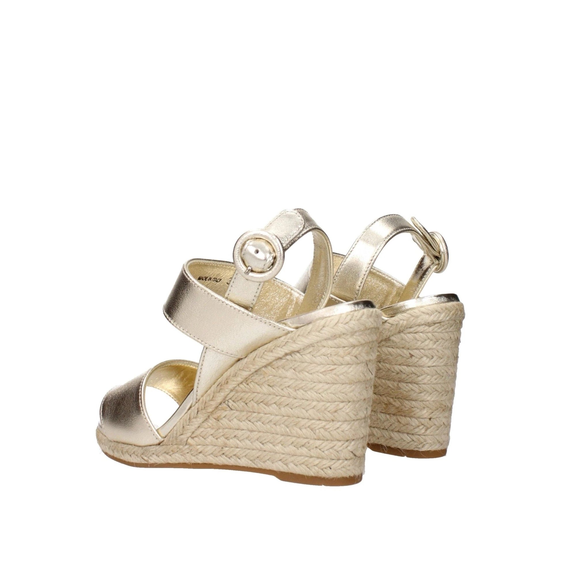 Prada Sandalen Keilabsatz Gold Glanz Schimmernd | ELORÉ by Prada