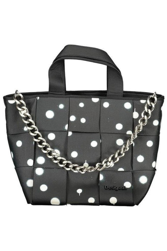 Desigual Patchwork Handtasche Schwarz Graphite | ELORÉ by Desigual