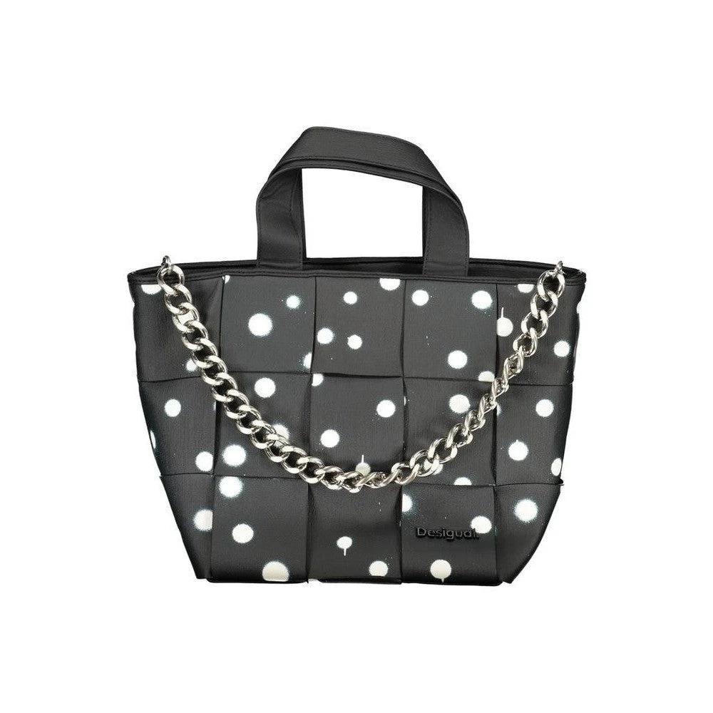 Desigual Patchwork Handtasche Schwarz Graphite | ELORÉ by Desigual