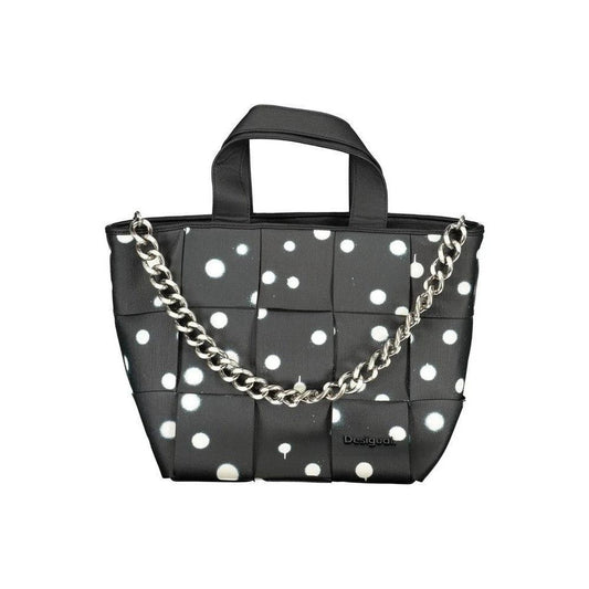 Desigual Patchwork Handtasche Schwarz Graphite | ELORÉ by Desigual