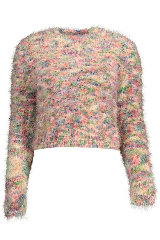 Tropi Strickpullover Luxus Boucle Oversized Rosa | ELORÉ by Desigual