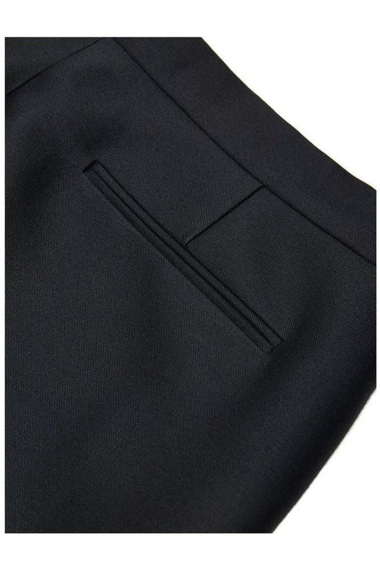 Gucci Luxus Wollseide Gabardine Hose Schwarz | ELORÉ by Gucci