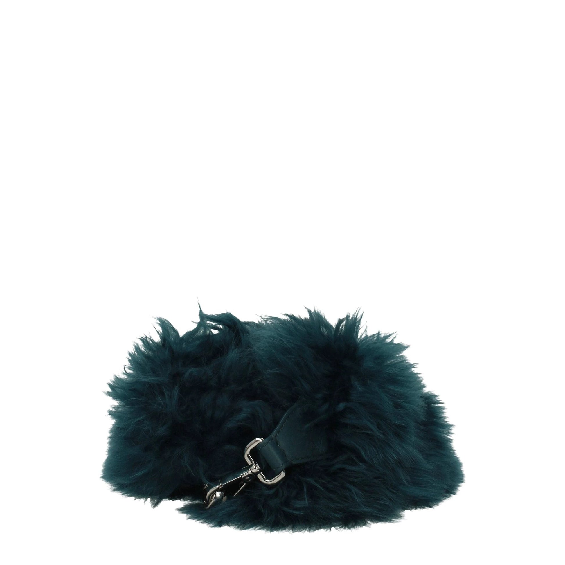 Fendi Grüne Leder-Umhängetasche by Fendi