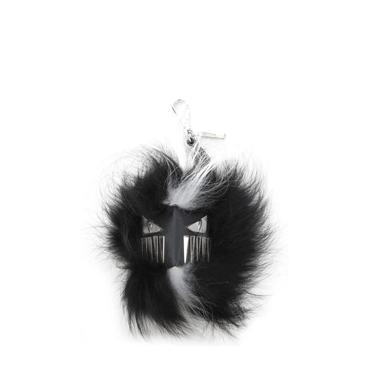 Fendi Halskette aus schwarzem Pelz by Fendi
