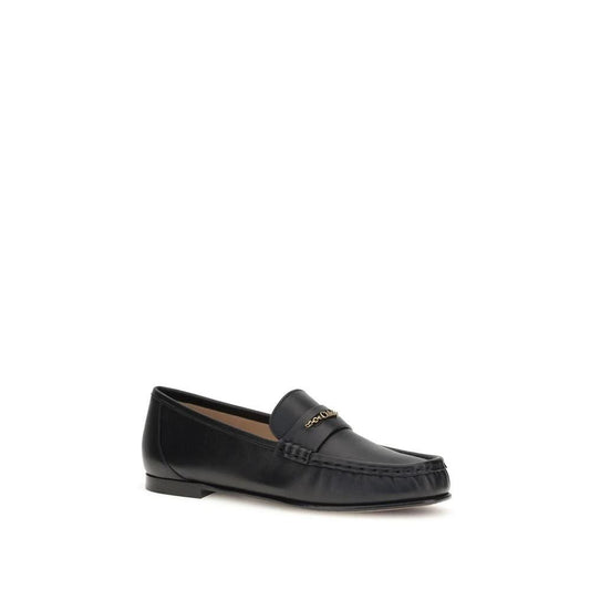 Chloé Schwarze Loafer aus Kalbsleder Bos Taurus zum Hineinschlüpfen by Chloé