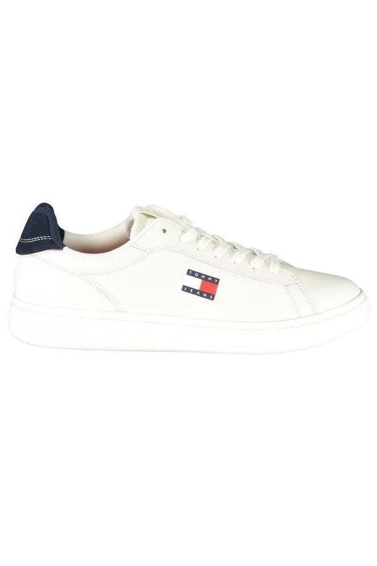 Tommy Hilfiger Flag Leather Sneaker Weiß | ELORÉ by Tommy Hilfiger