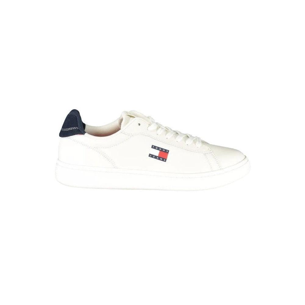 Tommy Hilfiger Flag Leather Sneaker Weiß | ELORÉ by Tommy Hilfiger