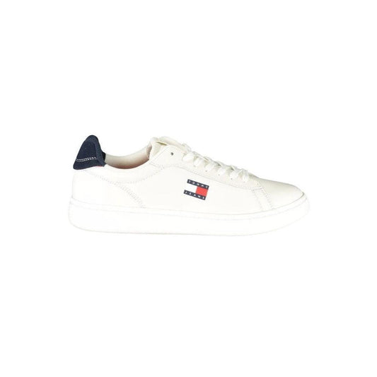Tommy Hilfiger Flag Leather Sneaker Weiß | ELORÉ by Tommy Hilfiger