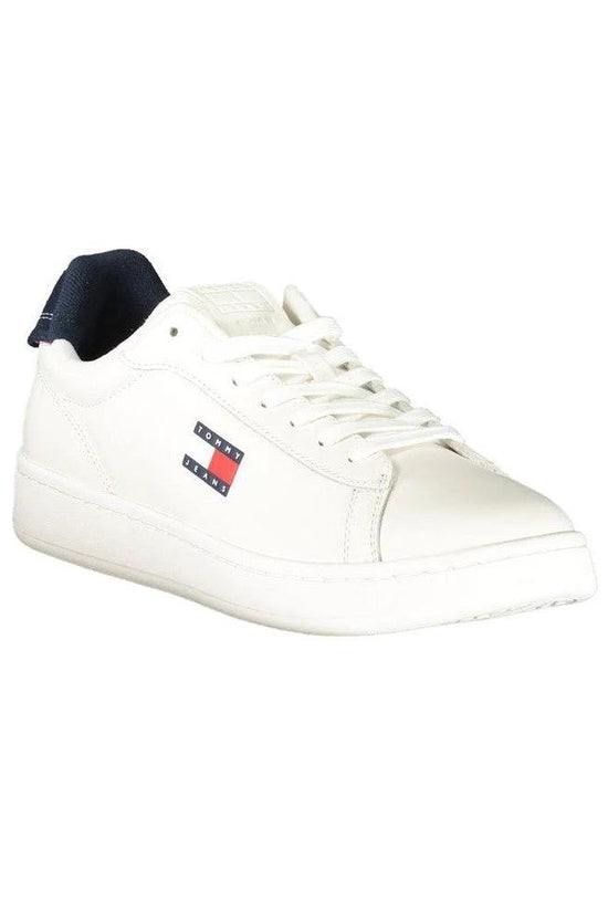 Tommy Hilfiger Flag Leather Sneaker Weiß | ELORÉ by Tommy Hilfiger