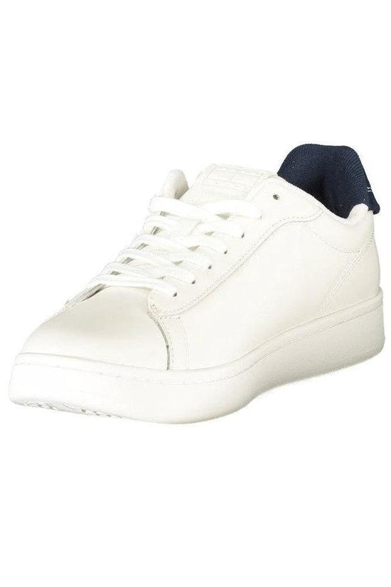 Tommy Hilfiger Flag Leather Sneaker Weiß | ELORÉ by Tommy Hilfiger