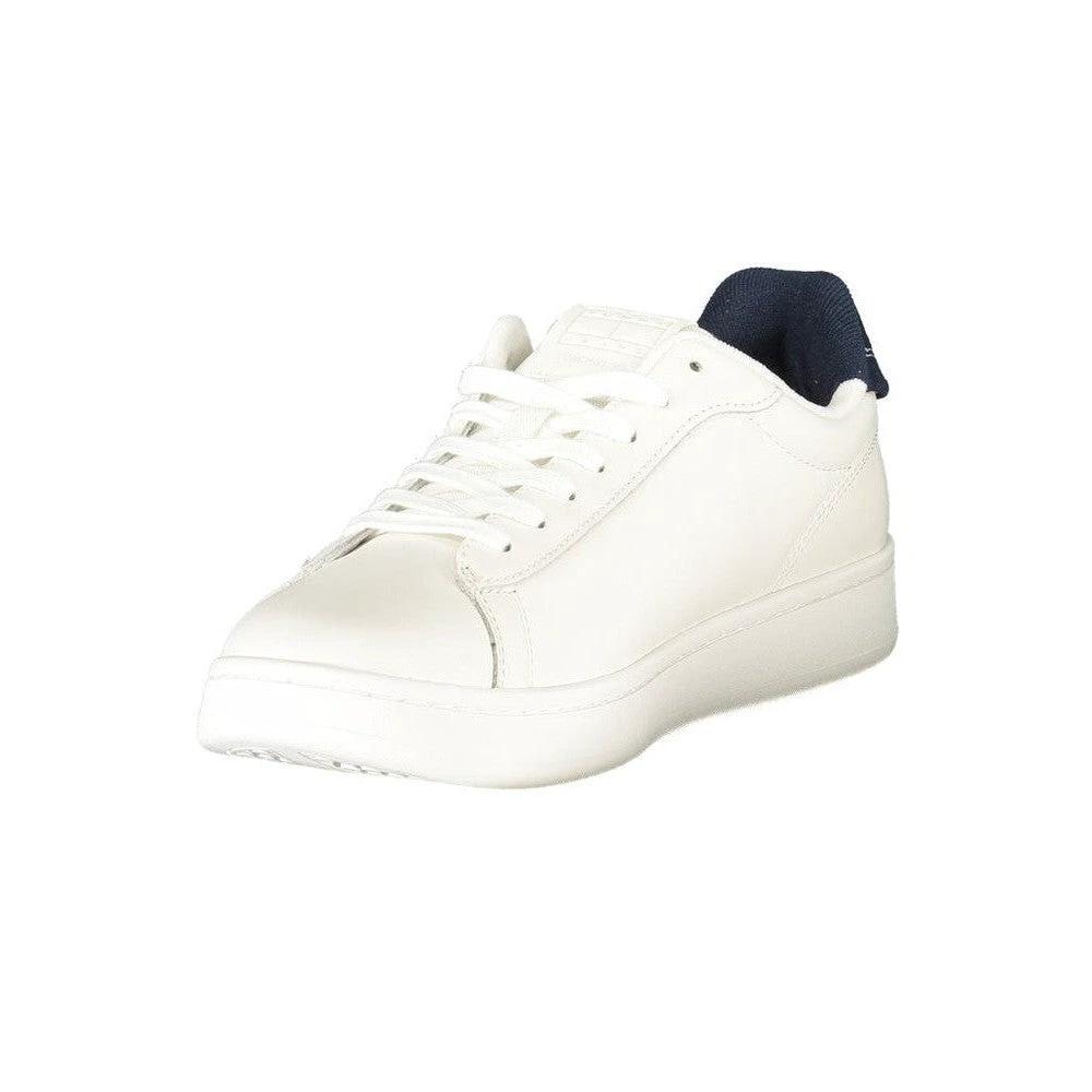 Tommy Hilfiger Flag Leather Sneaker Weiß | ELORÉ by Tommy Hilfiger