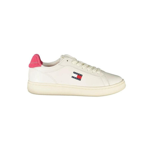 Tommy Hilfiger Flag Leather Sneaker Edition Weiß | ELORÉ by Tommy Hilfiger
