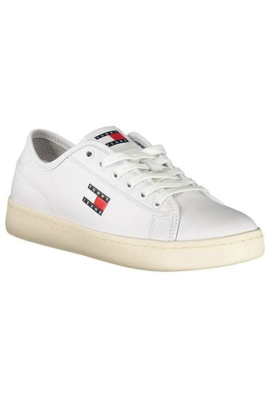 Tommy Hilfiger Flag Court Sneaker Sportlich Weiß | ELORÉ by Tommy Hilfiger