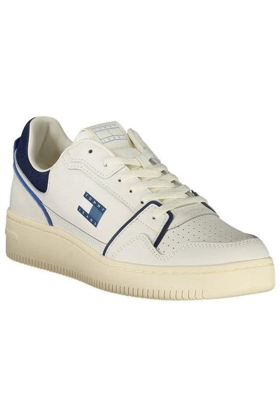 Tommy Hilfiger Flag Leather Sneaker Premium Weiß | ELORÉ by Tommy Hilfiger