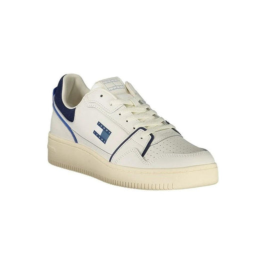 Tommy Hilfiger Flag Leather Sneaker Premium Weiß | ELORÉ by Tommy Hilfiger