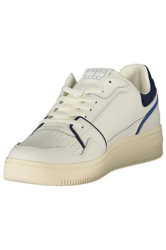 Tommy Hilfiger Flag Leather Sneaker Premium Weiß | ELORÉ by Tommy Hilfiger