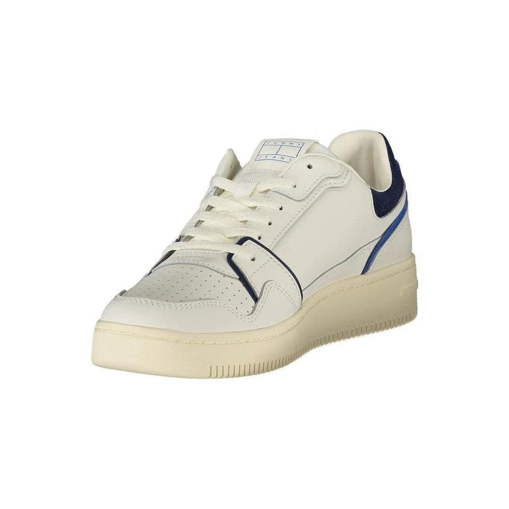 Tommy Hilfiger Flag Leather Sneaker Premium Weiß | ELORÉ by Tommy Hilfiger
